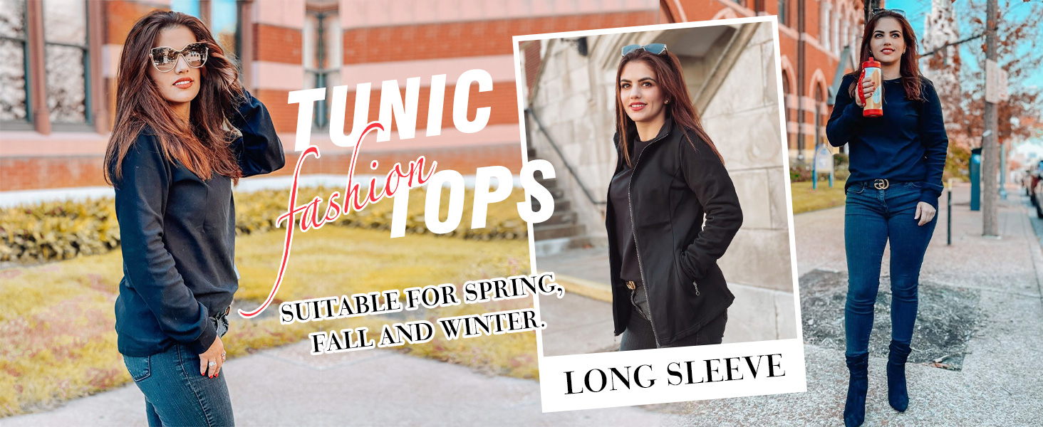 fall crewneck sweatshirt women