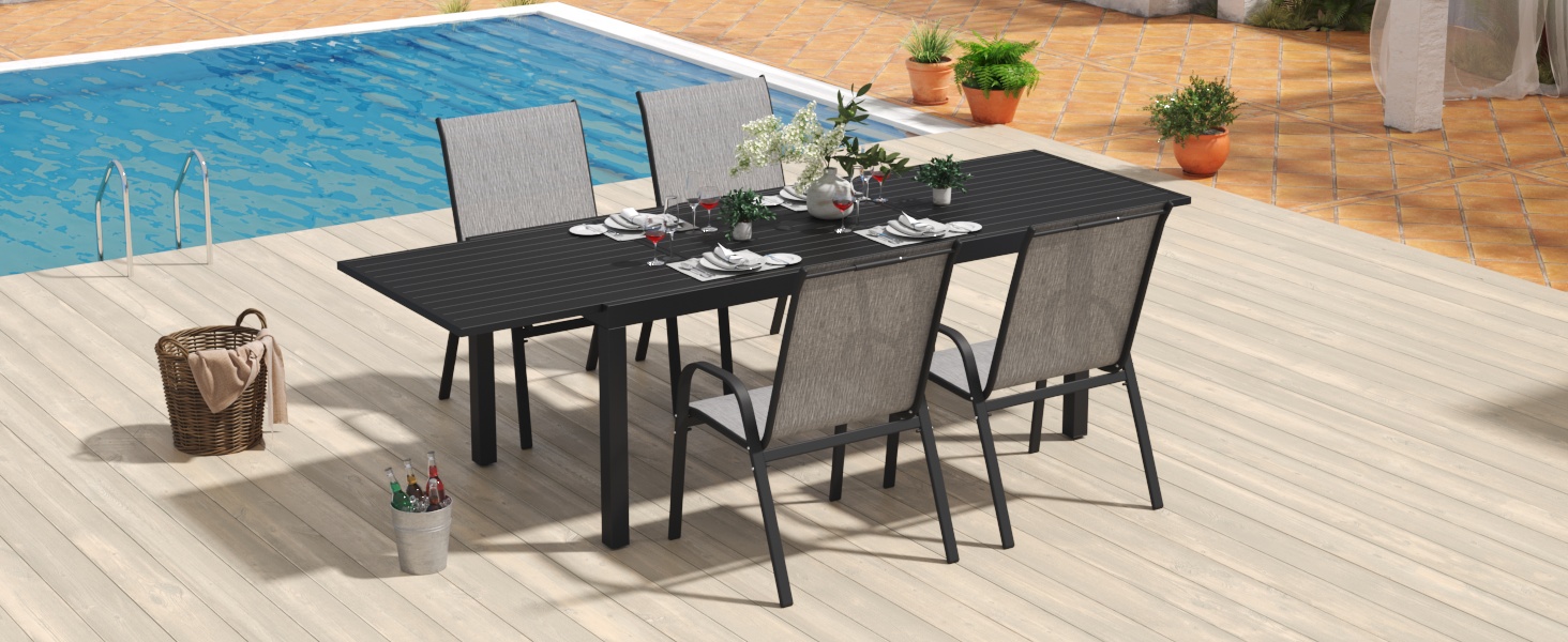 EXTENDABLE DINING TABLE