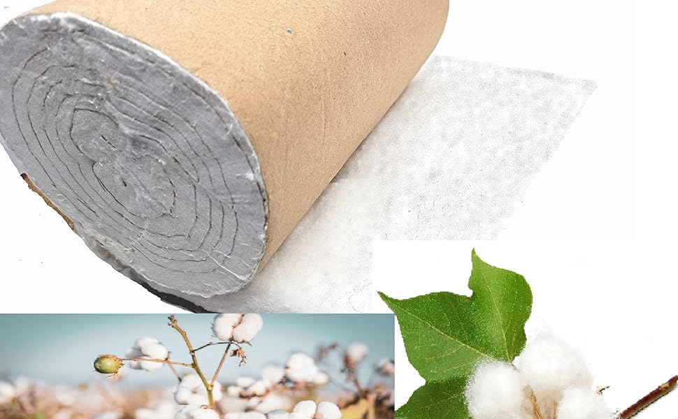 Absorbent cotton roll