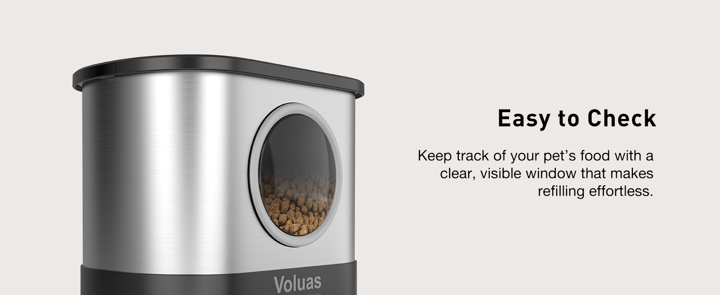 Voluas Automatic Cat Feeder for Two Cats