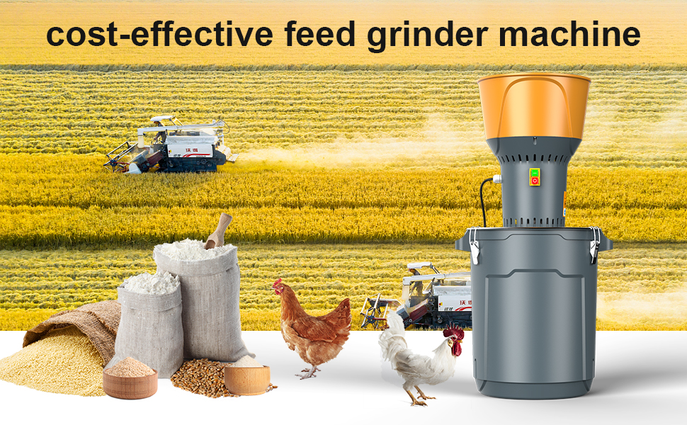OUYOLAD 25L Grain Mill Grinder Electric, Corn Grinder Mill