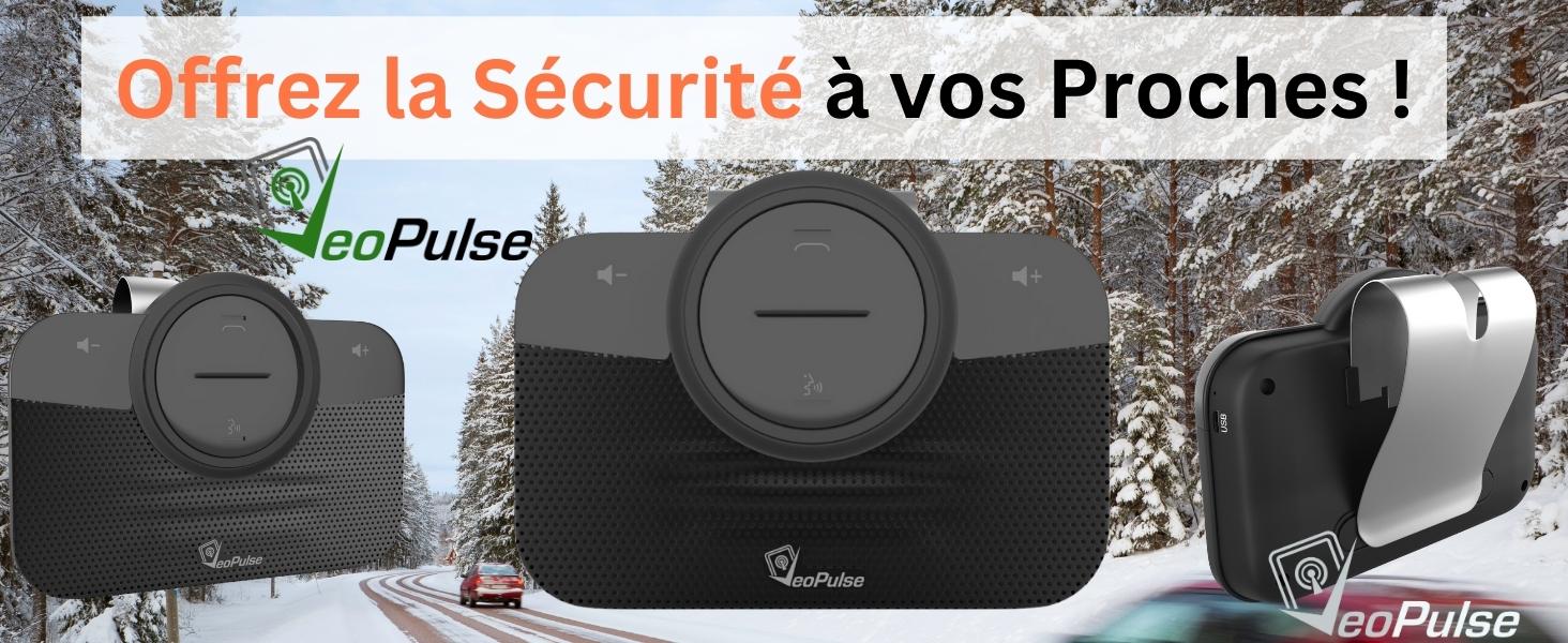 Veopulse BPro 2 Kit Main Libre Voiture Bluetooth avec allumage et