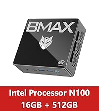 Windowsデスクトップ BMAX B4plus MIniPC N100 16GB 512GB Win11 本日みつけたお買い得品】Intel N100/16GBメモリ搭載のミニPCが2