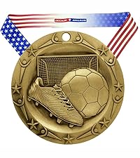 Gold World Class Soccer Medal