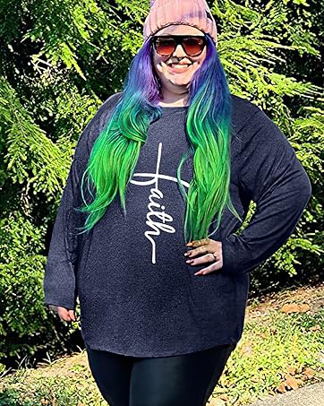 plus size faith shirt