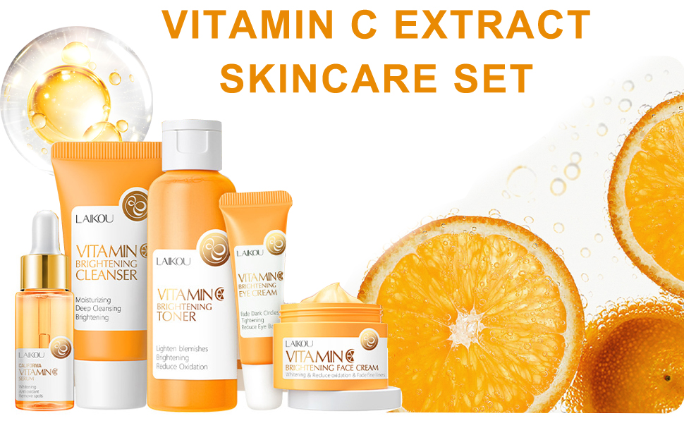 Vitamin C Skincare Set pamper gift