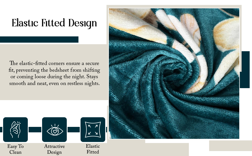 SPN-JGSP Premium Elastic Fitted Warm bedsheets