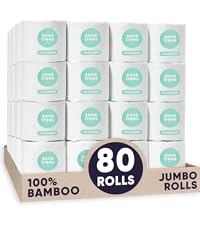 Image of 80-pack of wrapped toilet paper