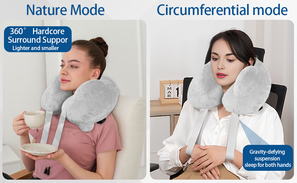 Gonflable Compact Coussin de Voyage