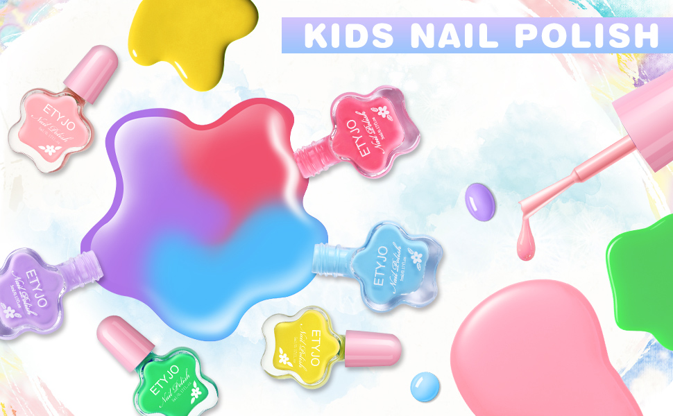 girls nail varnish sets kids peel off nail polish nail polish for kids