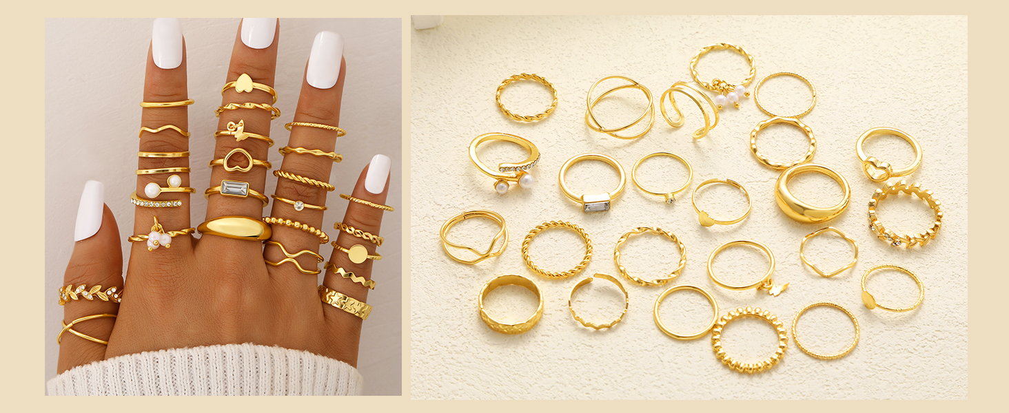 gold rings