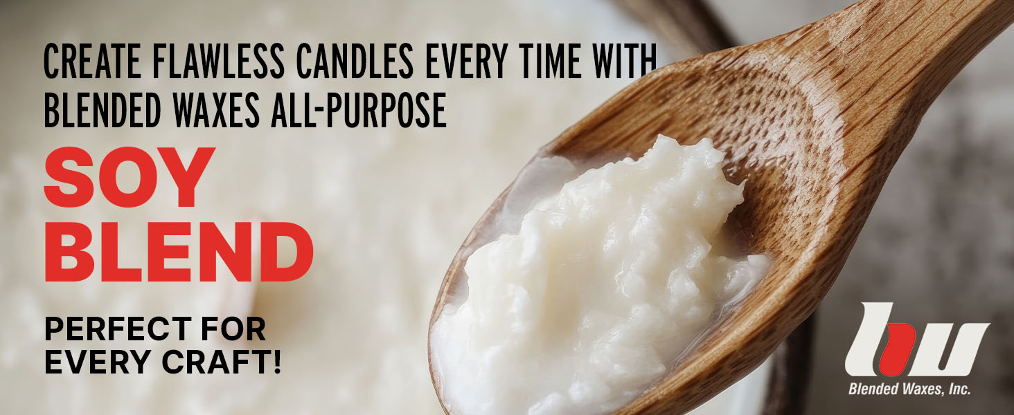 Create flawless candles every time with Blended Waxes All Purpose Soy Blend