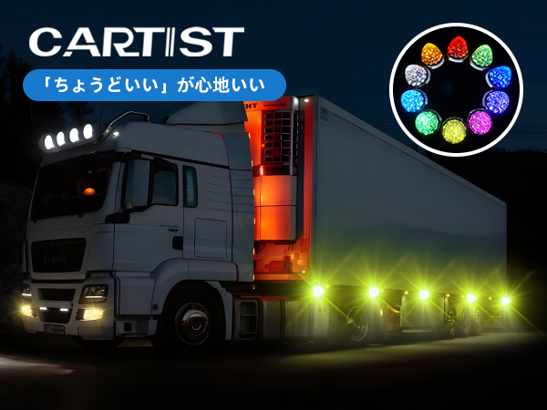 Amazon.co.jp: 【2024年11月最新型・防水加工】Cartist LED