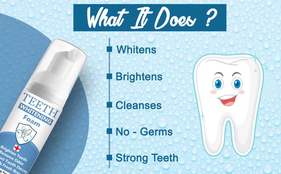 Buy Teeth Whitening Foam Toothpaste to Remove Stains & Yellow Teeth