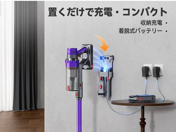 Amazon | 掃除機 コードレス 【革新モデル!600W 50Kpa超強力吸引