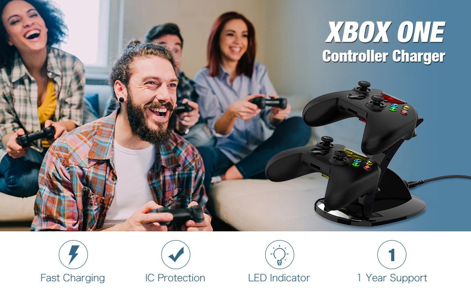 Controller Charger for Xbox One, Dual Charging Station for Xbox One/One
