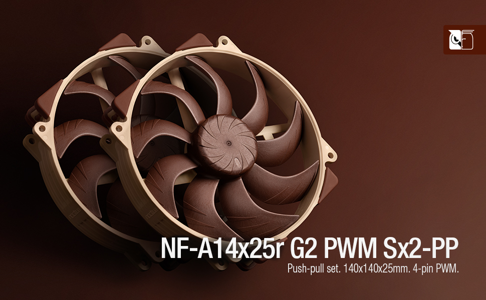 PC用ファン・クーラー Nocturnal NF-A14x25r G2 PWM Sx2-PP 2set Noctua NF-A14X25R G2 PWM SX2-PP | パソコン工房【公式通販】