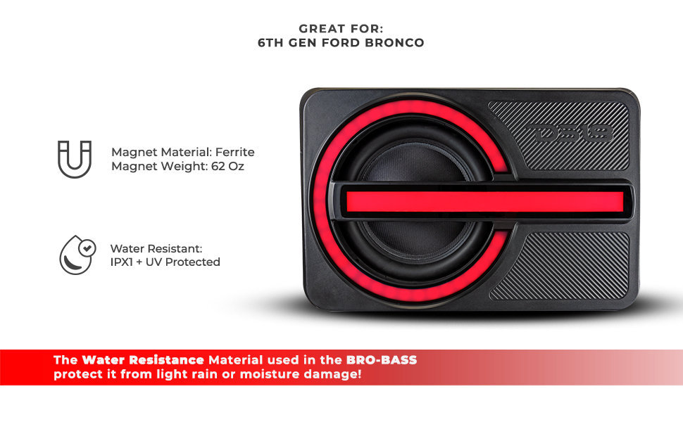 FORD BRONCO SPEAKERS, CAR AUDIO, DS18 SPEAKERS, BRONCO SUBWOOFER, ENCLOSURE BOX