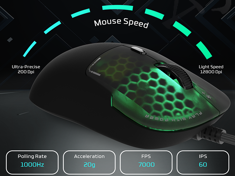 EvoFox Phantom Air Wired Gaming Mouse