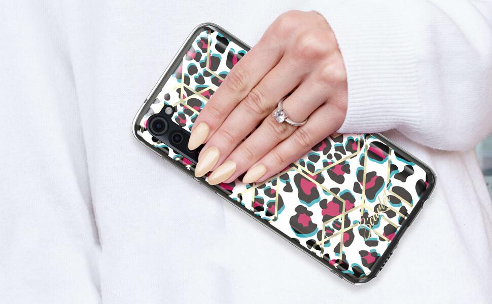 Ghostek Scarlet Moto G Stylus Clear Design Phone Cases with Cute Pretty Shiny Designs Patterns