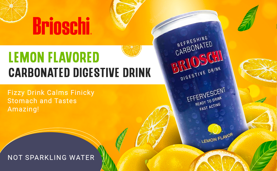 Brioschi Effervescent Refreshing Carbonated Ready to Drink