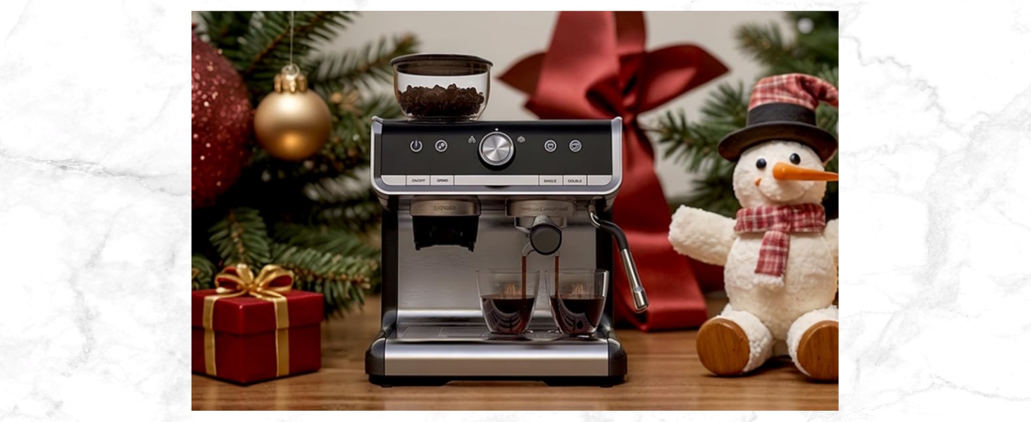 Espresso Machine, 20 Bar Espresso Maker for Cappuccino and