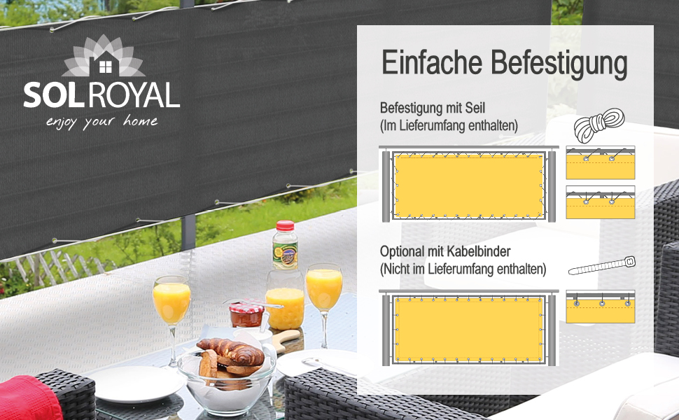 balkon sichtschutz blickdichte balkonumspannung schutz für balkon geländer sichtschutz