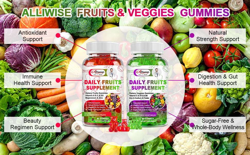 Fruits and Veggies Gummies