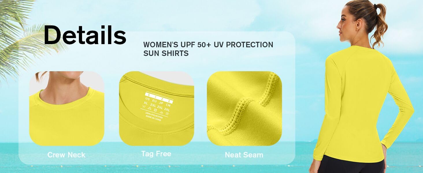 womens upf 50+ shirts