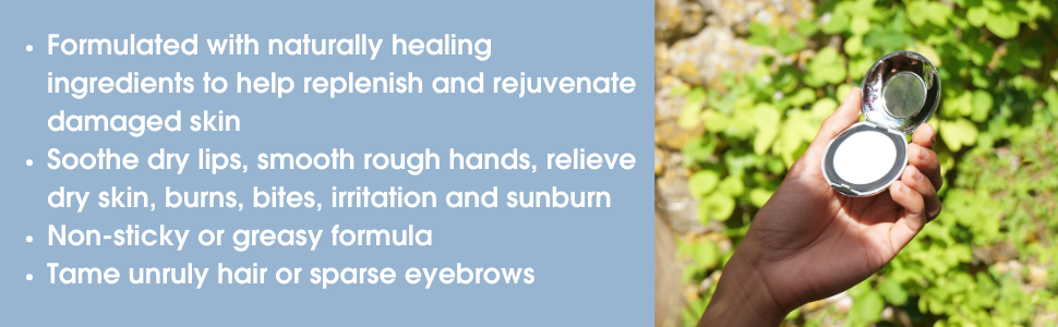 miracle balm has a non-greasy formula and soothes skin 