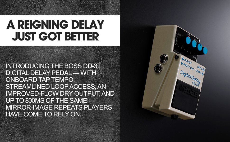ギター BOSS DD-3T Amazon.com: Boss DD-3T Digital Delay Pedal : Musical Instruments