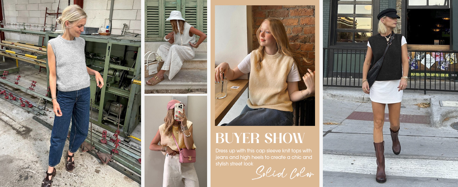 Solid Color Soft Knit Blouses