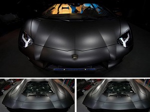 black matte wrap