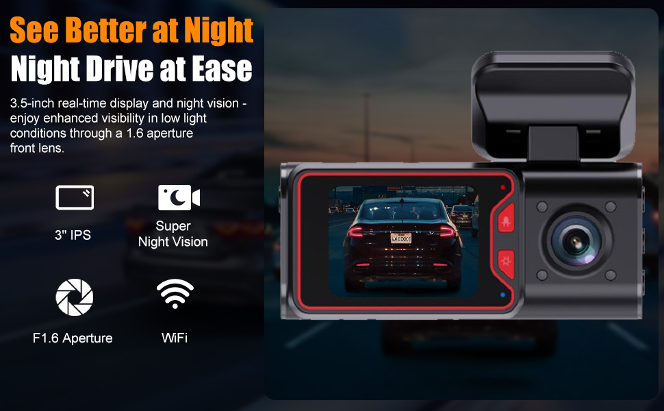 Dash Cam Front and Rear