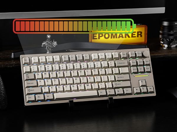 Amazon.com: EPOMAKER P87 TKL Aluminum Wireless Gaming Keyboard