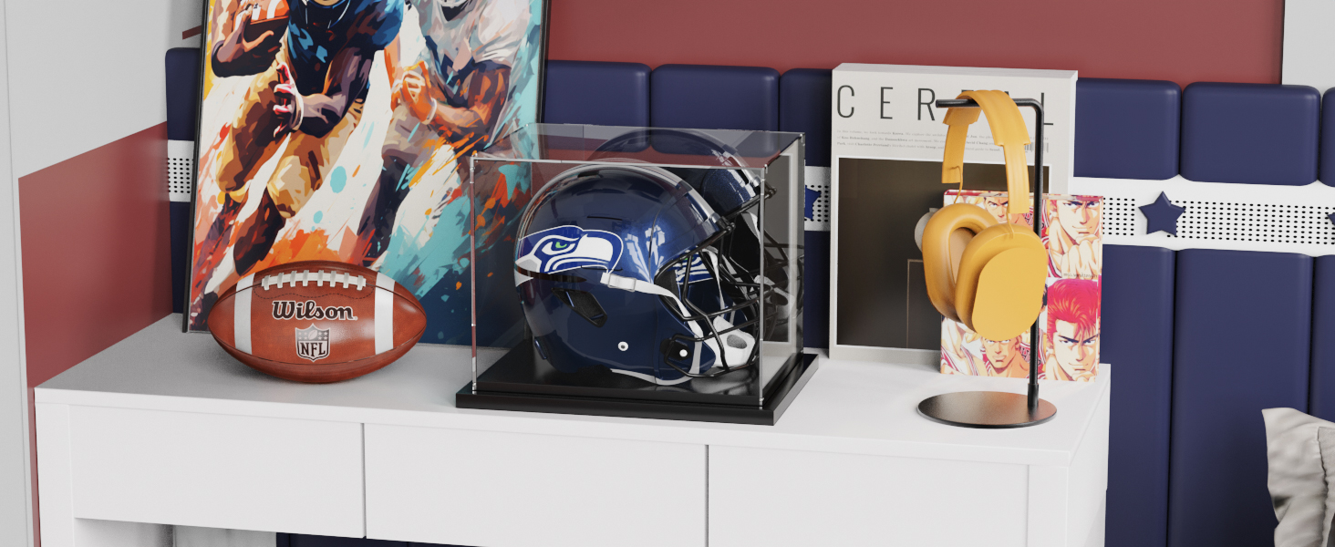 football helmet display case