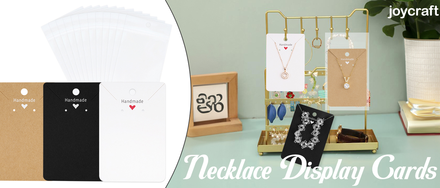 Necklace Display Cards
