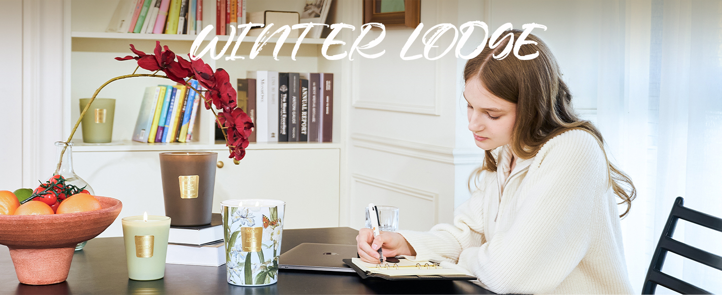 winter scented candles