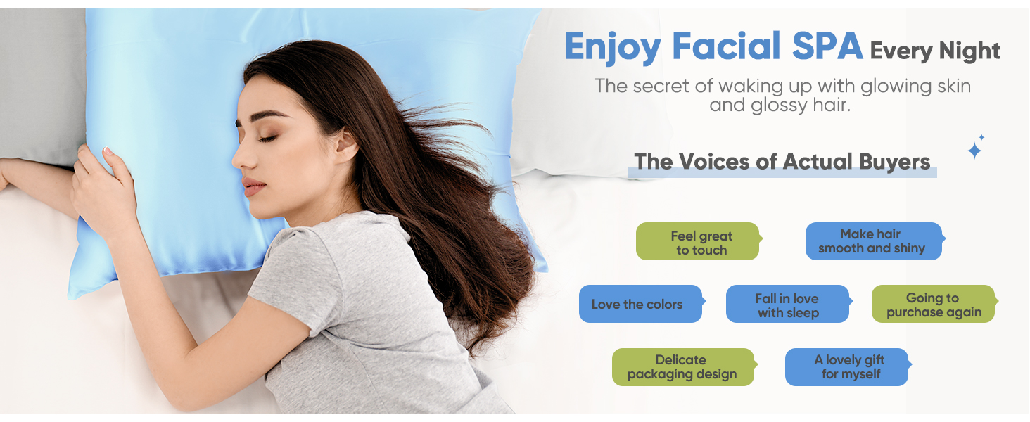 100 Pure Mulberry Silk Pillowcase for Hair and Skin