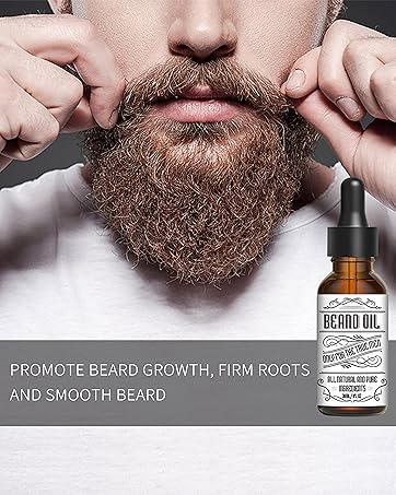 Jeosisy Beard Oil Promotes and Smooth Beard Growth