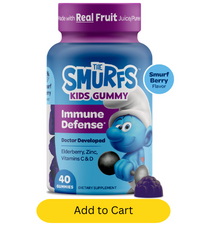 immune defense smurf gummies toddler vitamin c vegan multivitamin kids iron gummies