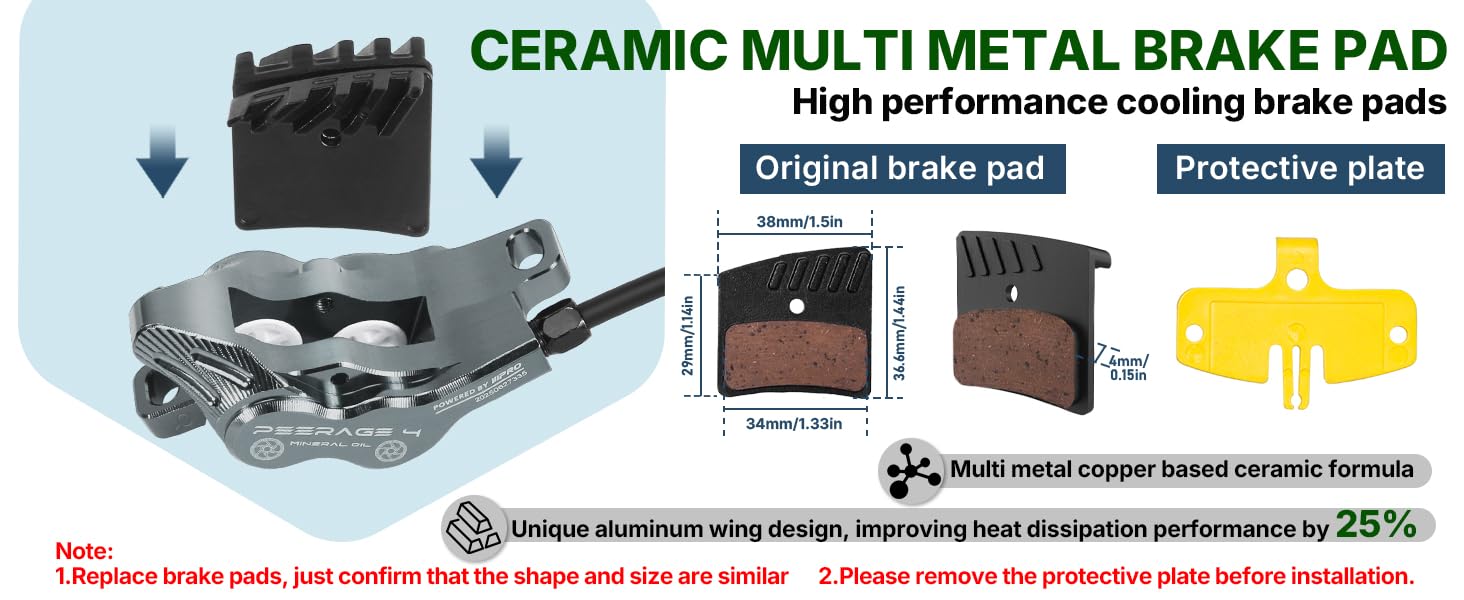 CERAMIC MULTI METAL BRAKE PAD