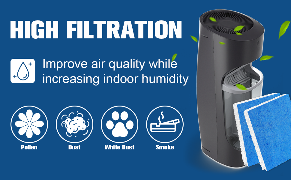 ROMON HFT600 Humidifier Wicking Filter T Replcement for