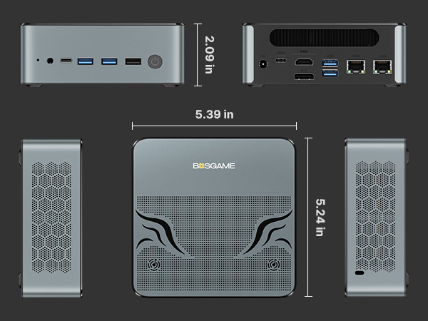 Amazon.co.jp: BOSGAME M2 ミニPC Ryzen 9 7940HS 32GB DDR5 1TB M.2