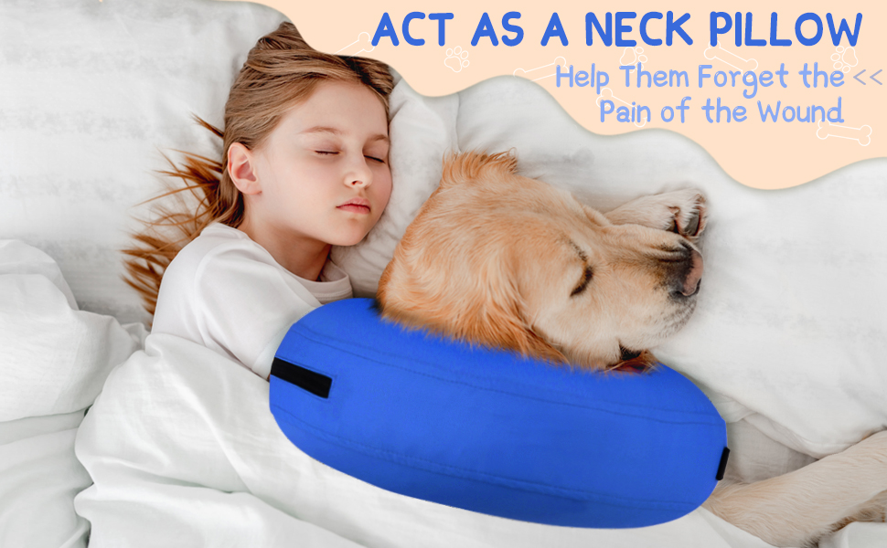Supet Inflatable Dog Cone Collar Alternative After Surgery