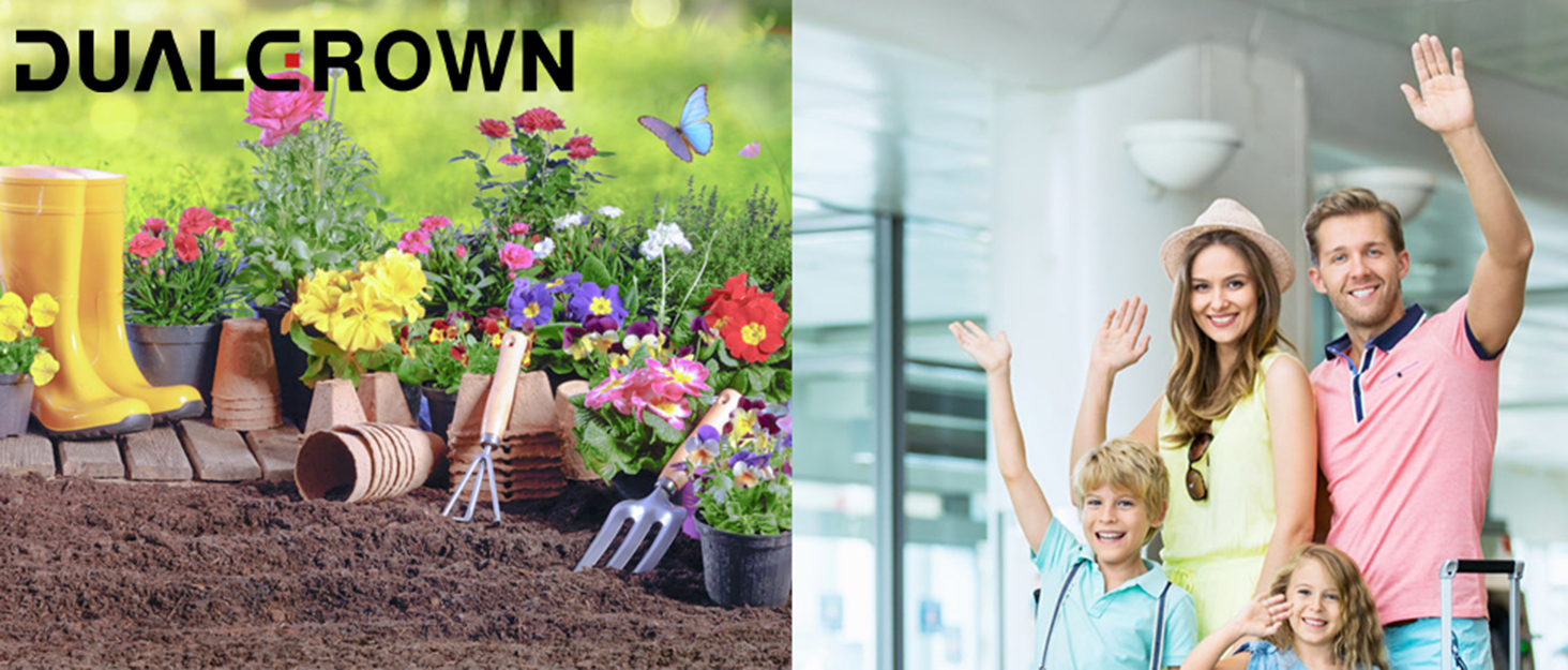 take you to travel with TSA lock and plants with seeding tray starter