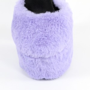 Plüsch Hausschuhe Damen Fell Cozy Slides Damen Sommer Winter Schuhe Puschen für Damen Slippers