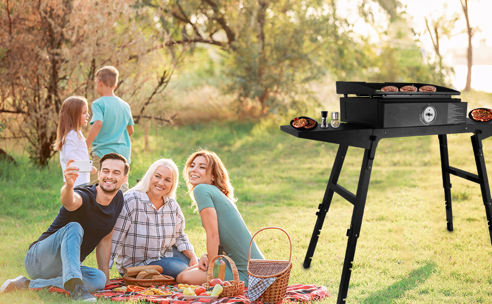 Universal Portable Griddle Stand Grill Griddles Stand to