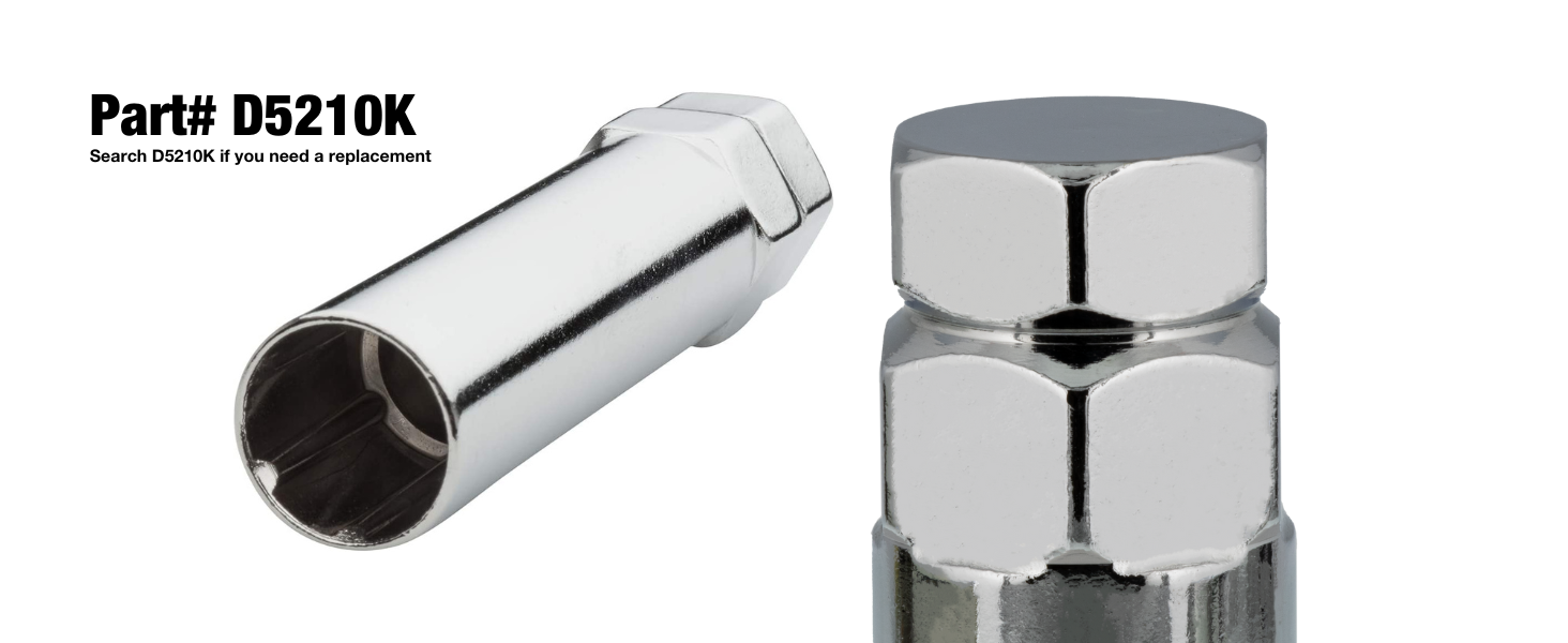 DPAccessories Black Spline Lug Nuts 1/220 Lug Nuts Black