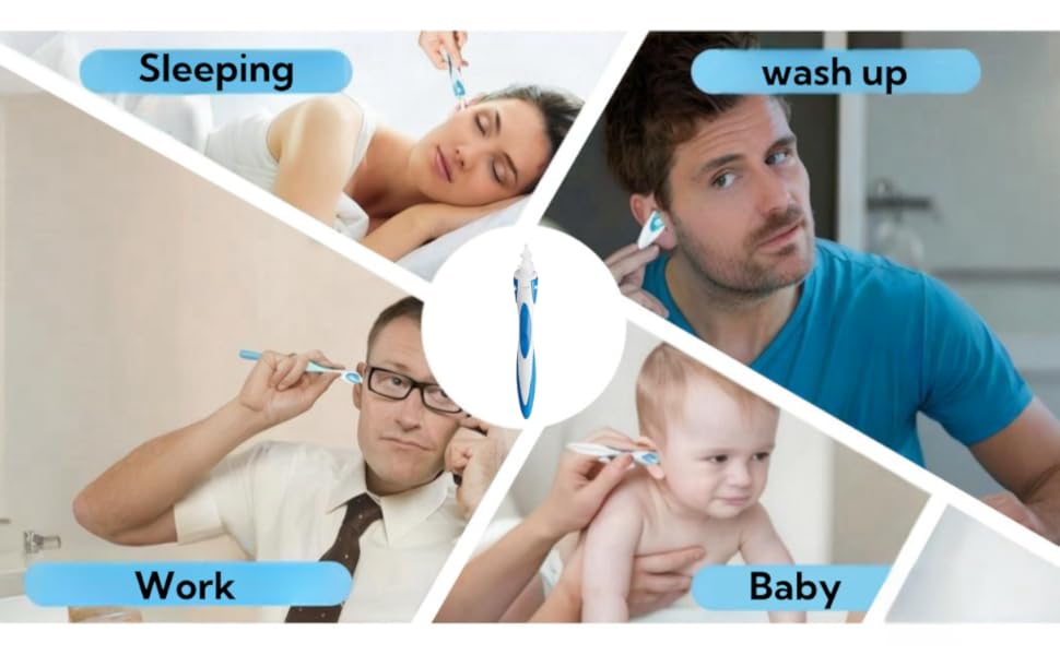 360 degree clean, ear hygiene tool, reusable ear cleaner